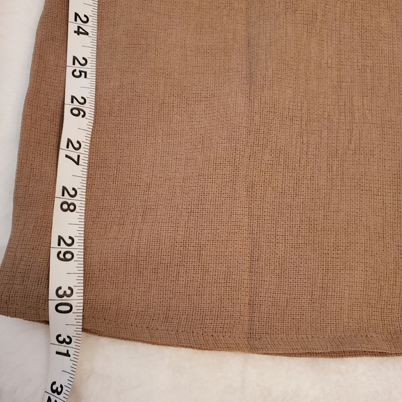 #128 SALE 🛑 L Mocha Khaki Fabulous Boho Wide Leg Solid Pleated Pants - Picture 10 of 11